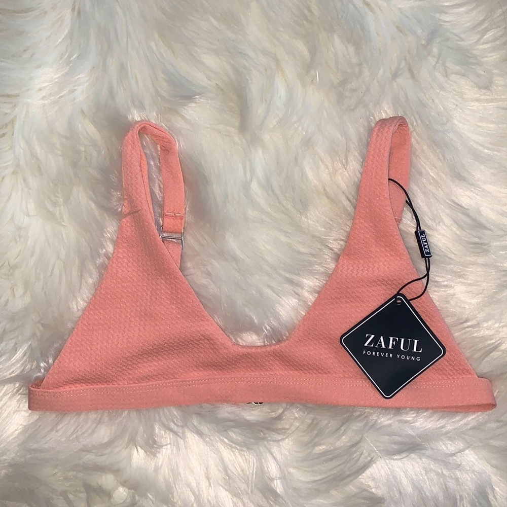 Zaful Forever Young Bikini Top